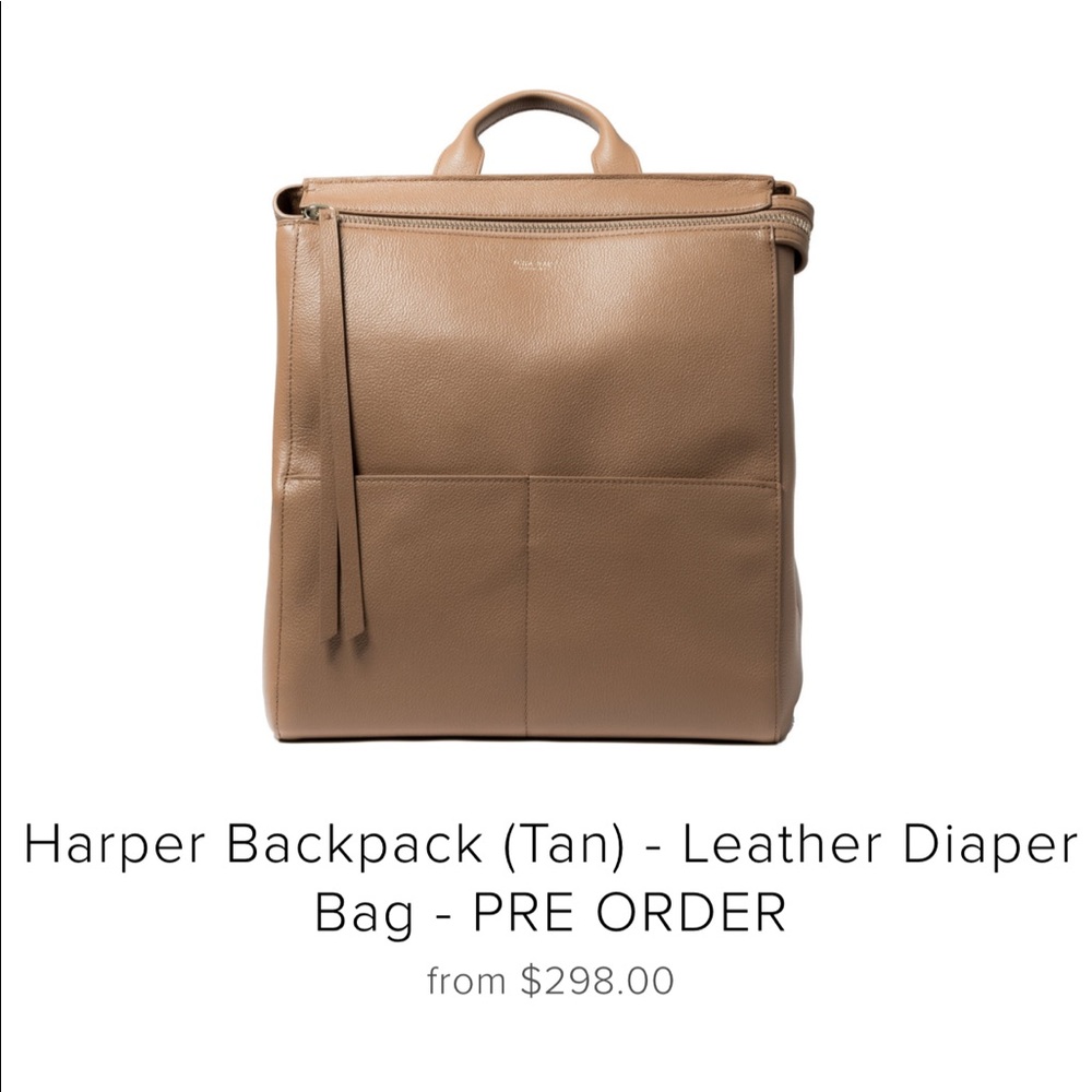 Mina Baie Harper Backpack Tan